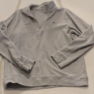Vineyard Vines Light Gray Zip-Up